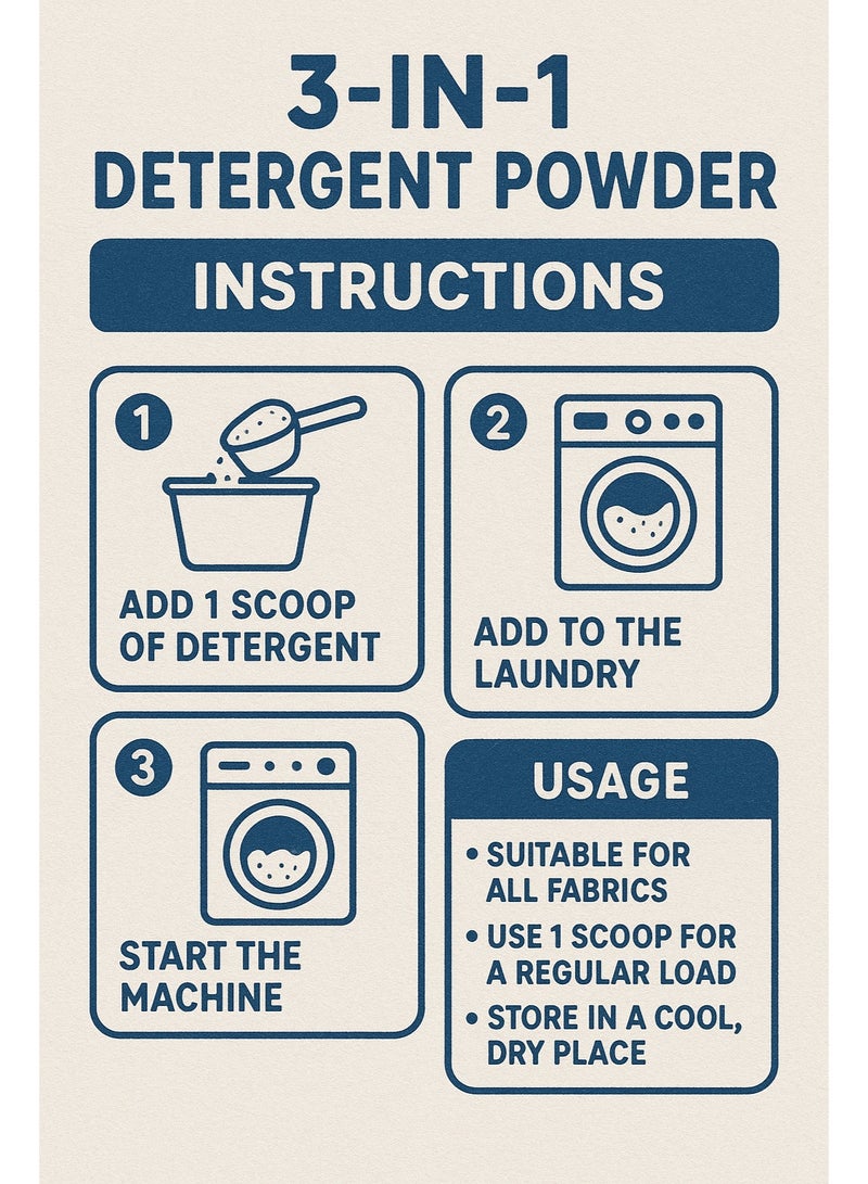 لانبا سمسم مسحوق غسيل لانبا سمسم 5 كجم - Image 3