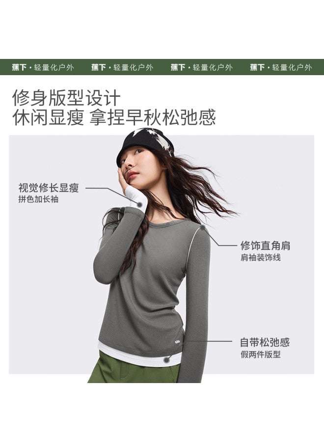 Beneunder 2-In-1 Base Layer Top For Women, Breathable Shirt For Autumn And Winter, Suitable For Both Outerwear And Layering - Image 4