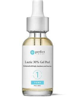 Lactic 30% Gel Peel, Chemical Peels for Face Scars, Chemical Exfoliant for Face, Strength Level 1, 1.0 fl oz