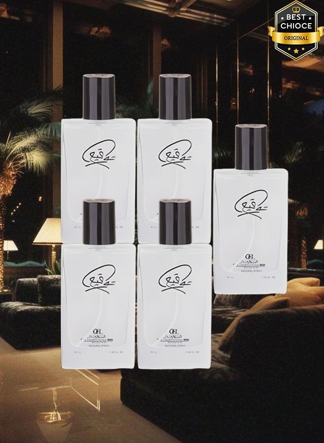 Banafa 5 Pieces Tawqia Perfume 40ml EDT - Image 1