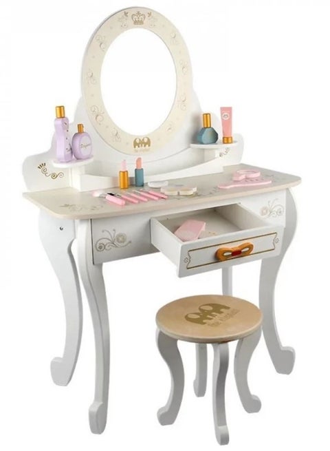 تسريحة اطفال انيقة خشبية مع الملحقات