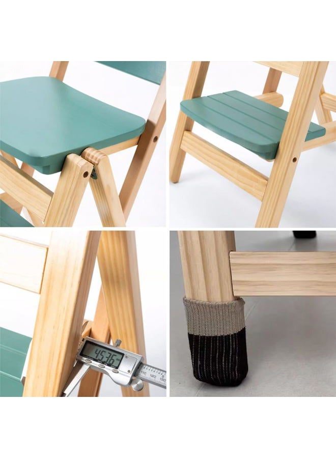 CDDUOLA Folding 3 Tier Step Ladder (Color : Green, Size : 15.7x21.5x34.6in) - Image 5