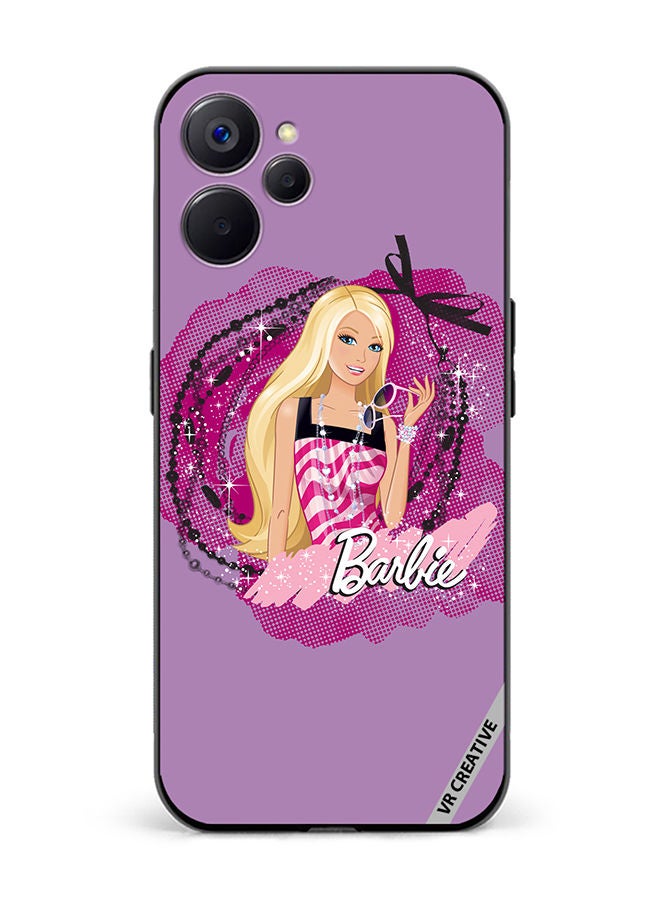 VR CREATIVE Protective Case Cover For Realme 10 5G Logo Barbie Design Multicolour - Image 1