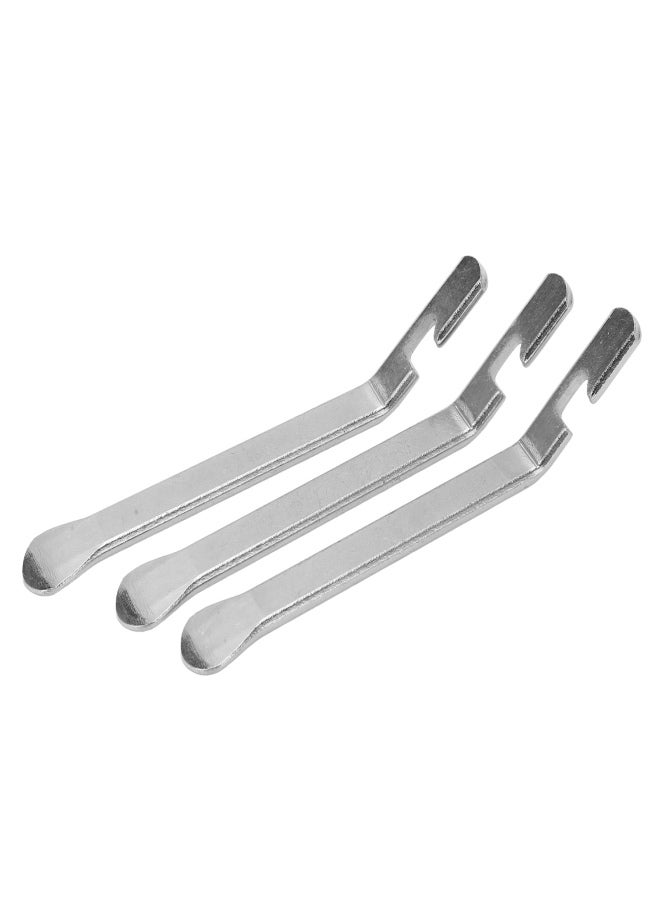 RISK 3Pcs Bike Tire Levers Stainless Steel High Hardness Light Weight Ergonomic Design Rounded Corner Durable Tire Spoons - Image 5