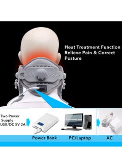 General Heated neck sleeve, USB heated neck brace, Neck heating pad, Heated neck warmer, Heated neck wrap, Temperature adjustable neck traction device  - Image 4