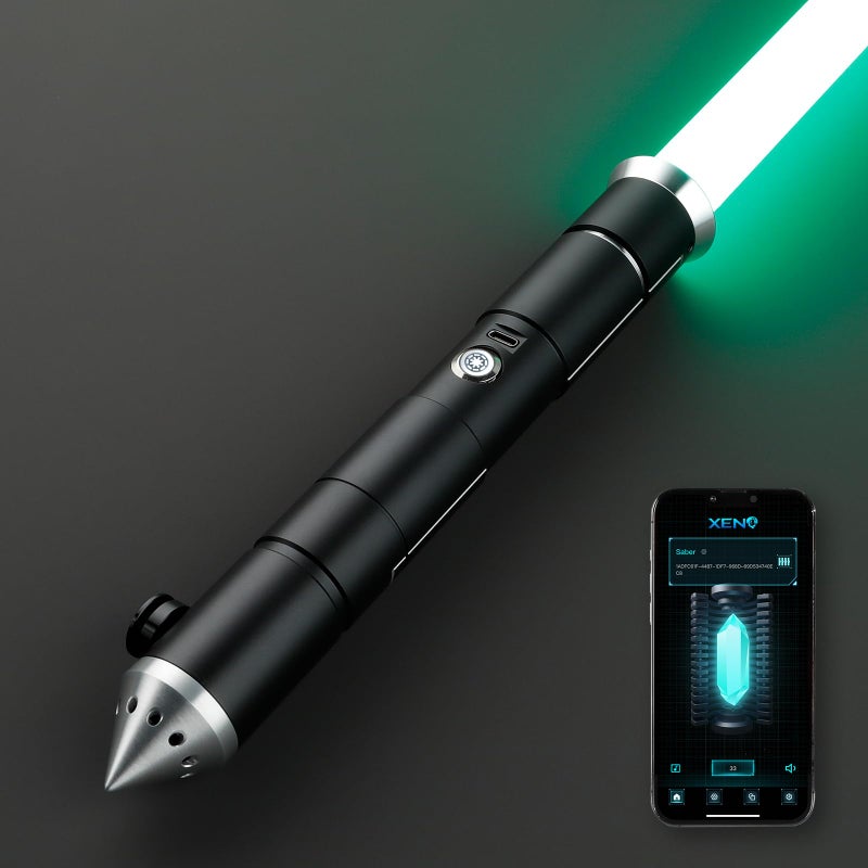 DAMIENSABER Upgrade RGB30 Dueling Light Saber Motion Control Light Saber with Infinite Color Changing 16 Sound Fonts Smooth Swing Light Sabers for Adults Metal Hilt Support Heavy Dueling - Image 2