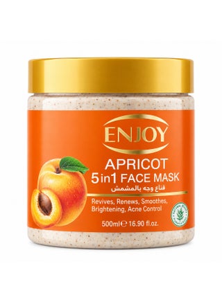 ENJOY Apricot 5 in 1 Face Mask 500ml – Revitalising, Renewing & Brightening