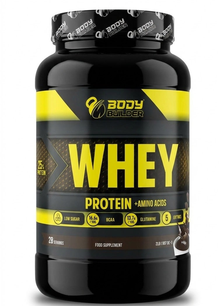 100% whey protein - Coffee Flavor - 2lb, Elite Whey Protein Blend for Optimal Muscle Growth and Recovery, Rich in BCAAs, Glutamine and Digestive Enzymes, perfect post workout fuel