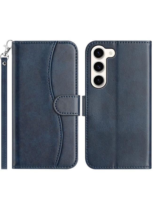 اس-توب جراب لهاتف Samsung Galaxy S23+ 5G، جراب جلدي مزدوج الطي على شكل حرف S - Image 1