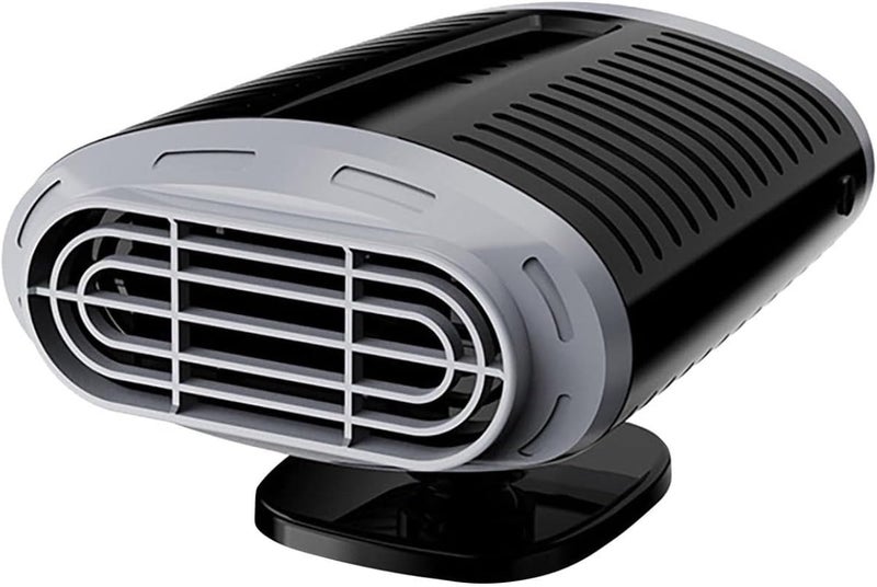 cheekyglo Car Heater, Universal 12V Winter Car Heater, Rotatable Defogging Heater, Fast Heating Heater, 2 in 1 Auto Car Heater Cooling Fan Defroster Defrost Windscreen Window Demister (Gray) - Image 1