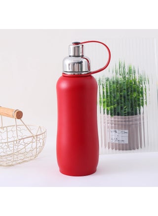 Kuber Industries Vacuum Insulated Stainless Steel Water Bottle with Sipper and Handle | Leakproof, BPA Free, Rustproof | 750 ML | Red - pzsku/Z84ABE5AE90704AC51BABZ/45/1743503563/7ad02875-9a45-4a0c-a386-17ee6bbd0061