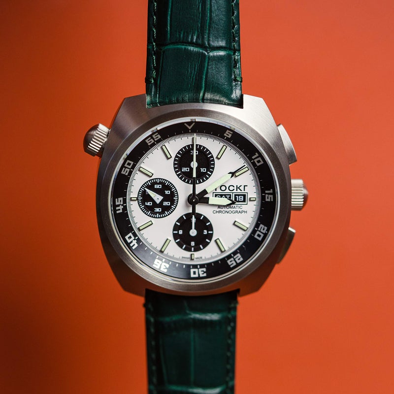BARTON WATCH BANDS 20mm Forest Green - Alligator Grain - Quick Release Leather Watch Bands - Image 5
