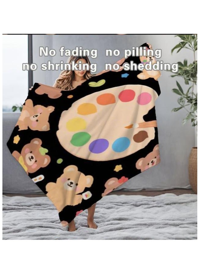 general Flannel thin blanket (warm and comfortable, suitable for sleep, gaming, dust removal and sandproof) 150cm*200cm - 1055 - Image 3