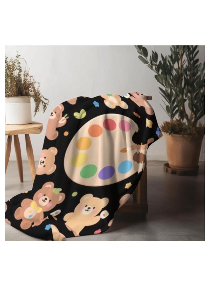 general Flannel thin blanket (warm and comfortable, suitable for sleep, gaming, dust removal and sandproof) 150cm*200cm - 1055 - Image 5