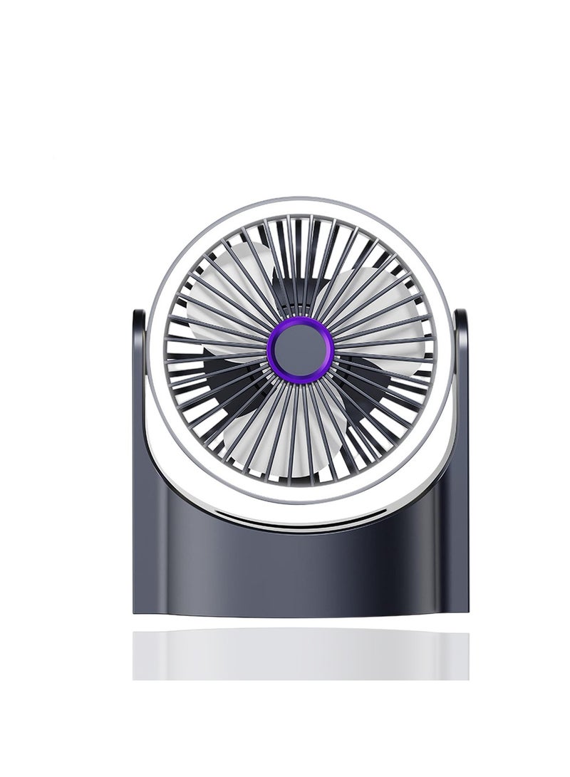 CMGTYYD Multi-Function Portable Fan: 180° Rotation, Ultra-Quiet Cooling & Built-in LED Light for Your Personal Space | Home, Office, Travel Essential - Image 1