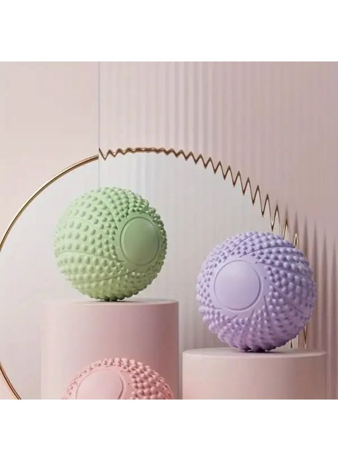 كرة تدليك خضراء لاسترخاء عضلات القدم أداة لفافة اليوغا الفاشية - Image 4