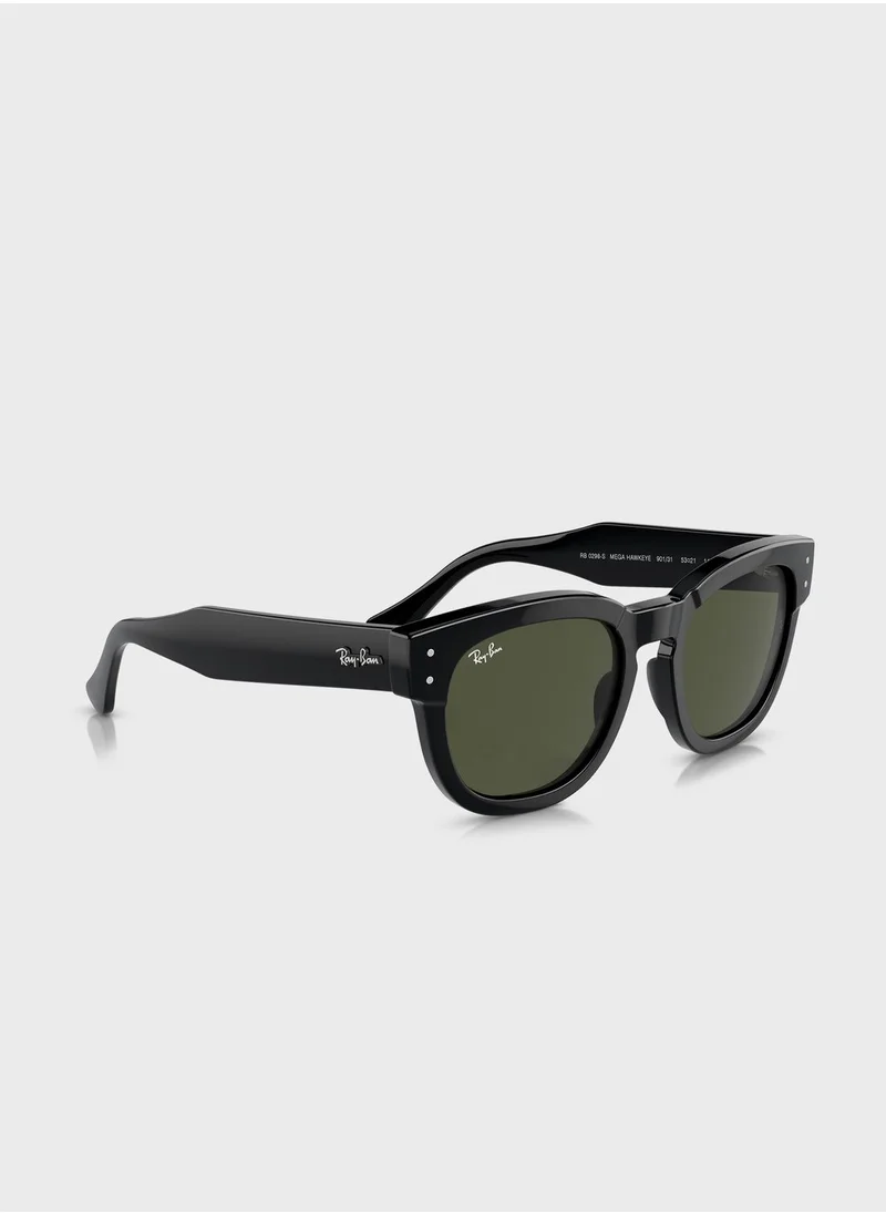 Ray-Ban 0Rb0298S Mega Hawkeye Sunglasses