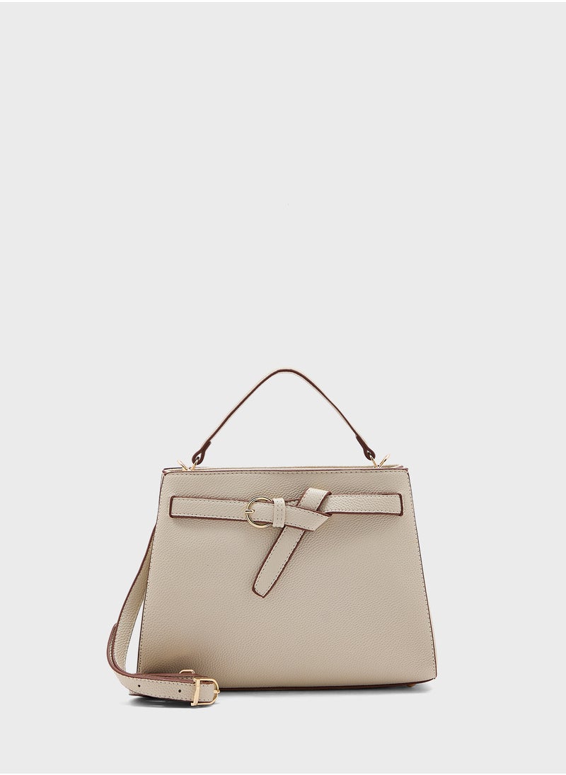 ELLA - Knot Detail Satchel Bag - Image 1