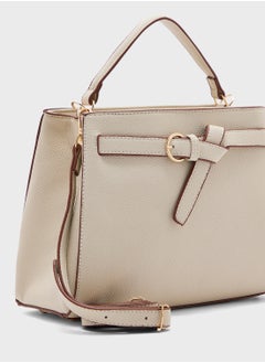 ELLA Knot Detail Satchel Bag  - Image 4