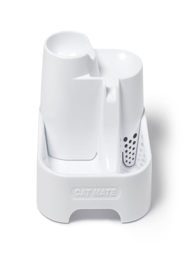 Cat Mate Multi-Level Pet Water Fountain (335) - BPA and BHT Free 3-Stage Filter, for Cats & Small Dogs, Quiet and Hygienic Drinking Fountain, 70 fl. Oz Capacity - Image 4
