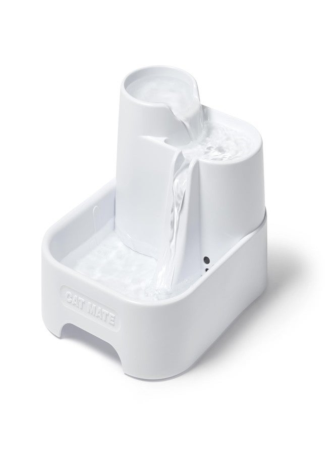 Cat Mate Multi-Level Pet Water Fountain (335) - BPA and BHT Free 3-Stage Filter, for Cats & Small Dogs, Quiet and Hygienic Drinking Fountain, 70 fl. Oz Capacity - Image 5