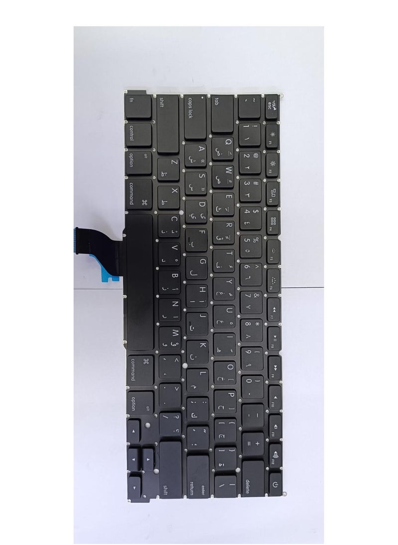 سي إس إف Keyboard Compatible for MacBook Pro A1502 13" 2013-2015 Retina Series MacBookPro11,1 Late 2013: ME864LL/A (2.4 Core i5) - MacBookPro11,1 Late 2013: ME866LL/A (2.6 Core i5) - MacBookPro11,1 Late 2013: ME866LL/A (2.8 Core i7) - MacBookPro11,1 Mid 2014: MGX72LL/A (2.6 Core i5)  - Image 3