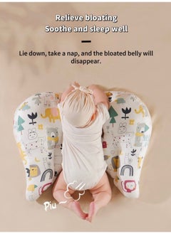 haleemy Baby Nursing Pillow for Breastfeeding, Multifunctional Toddler Look Up and Lying Pillows, Anti vomit Milk Babies Crib Headrest for Newborn and Infant, 30 Degree Incline, Enlarged and Widened  - Image 5