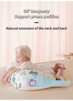 haleemy Baby Nursing Pillow for Breastfeeding, Multifunctional Toddler Look Up and Lying Pillows, Anti vomit Milk Babies Crib Headrest for Newborn and Infant, 30 Degree Incline, Enlarged and Widened  - Image 4