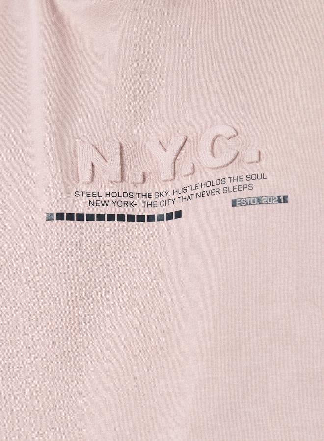 ستايلي هودي بكتابة بارزة وقصة مريحة - Image 3