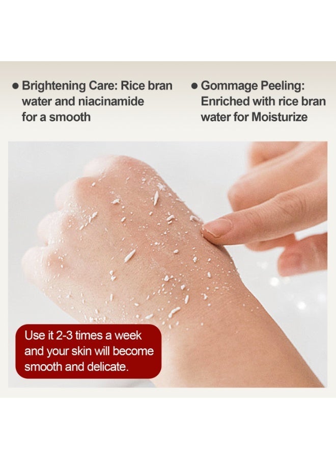 LANEMAY Peel Shot Glow Black Rice Peeling Ampoule with Rice Extract & AHA BHA, Gentle Exfoliating Serum for Dead Skin Cells, Niacinamide & Hyaluronic Acid, it can be used on the face, back, shoulders, and chest. Korean skincare, 3.38 fl  oz. - Image 4