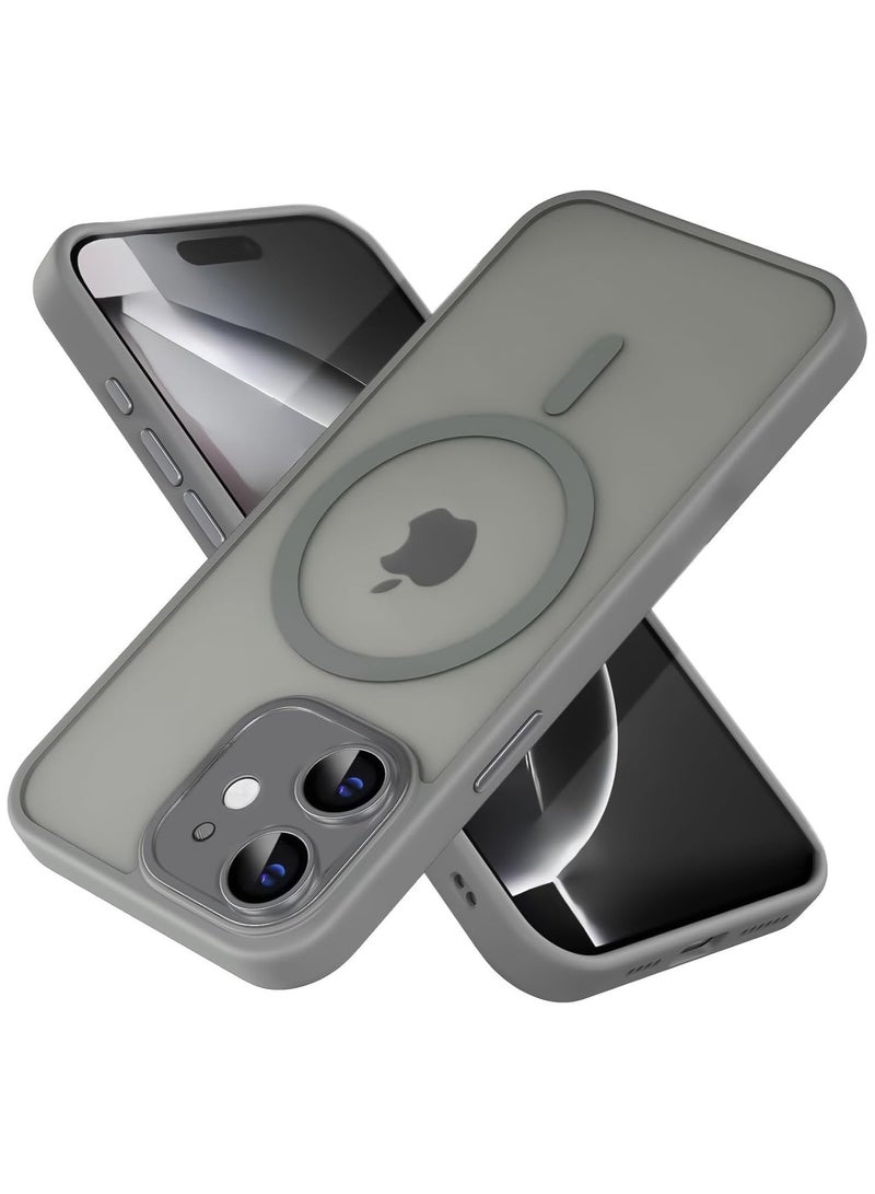 ACLIX Magnetic Case for iPhone 11 [Shockproof & Slim] Matte Hard Back Cover with high-Grade Protection | Natural Titanium - Image 1