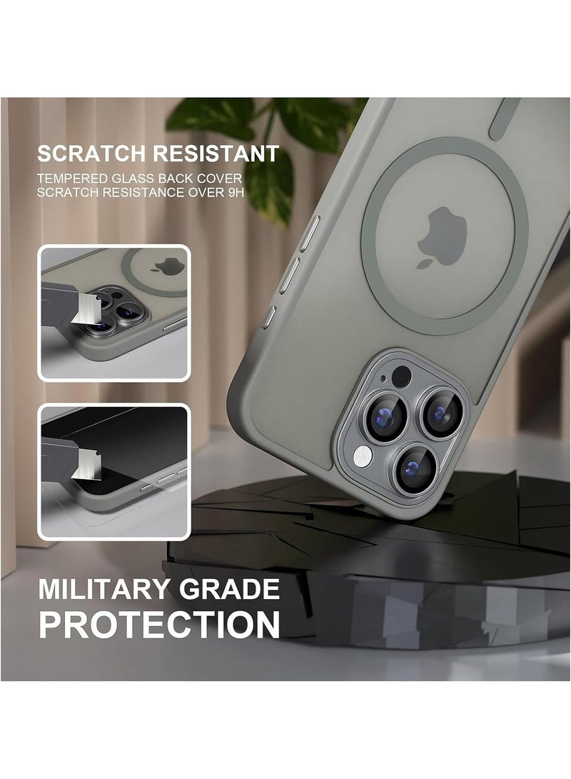 ACLIX Magnetic Case for iPhone 11 [Shockproof & Slim] Matte Hard Back Cover with high-Grade Protection | Natural Titanium - Image 4