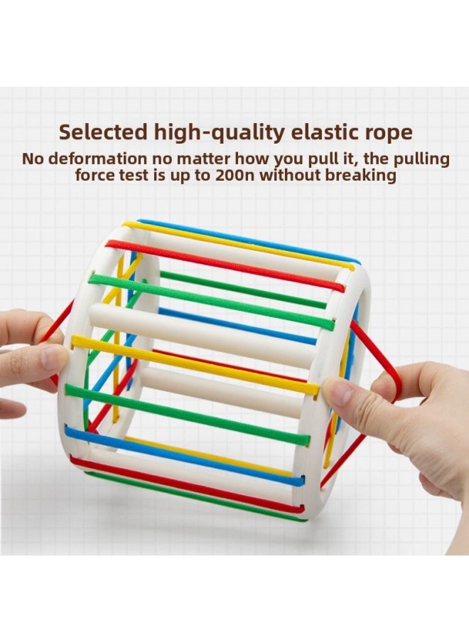 Generic - Baby Puzzle Rainbow Sesele Enlightenment Exercise Finger Grasp Push Push Music Shape Cognition Early Education Baby Toy-Color:Square Cessele - Image 1