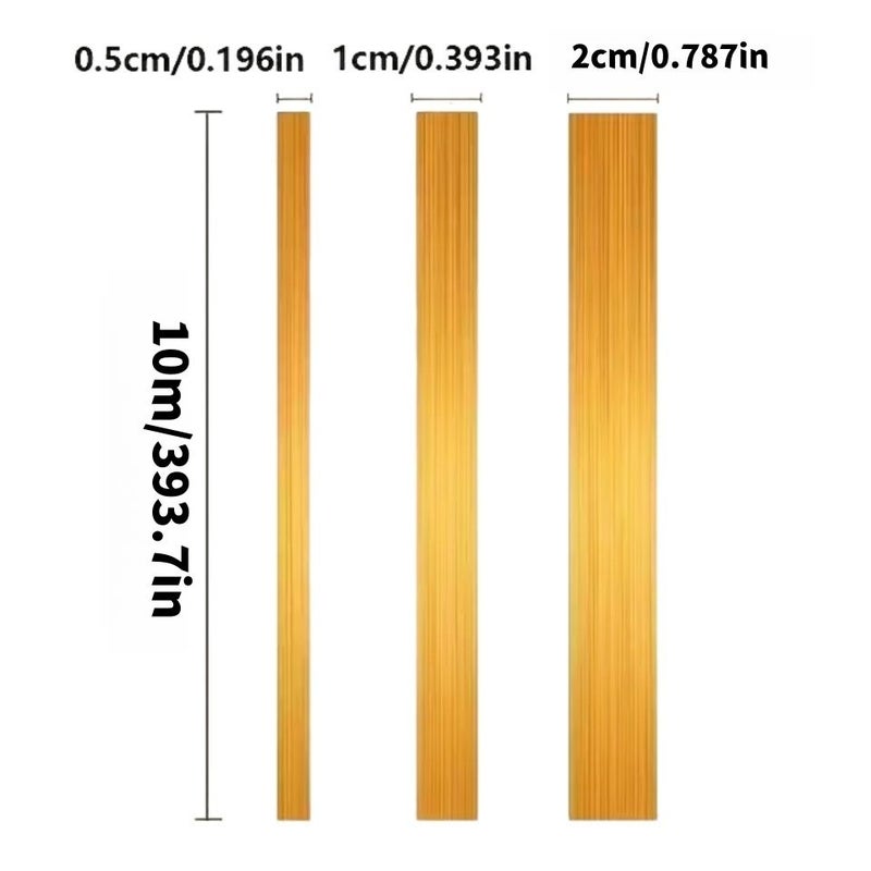 393 7Inch Gold Self Adhesive Tile Stickers Waterproof Wall Gap Sealing Decoration - Image 5