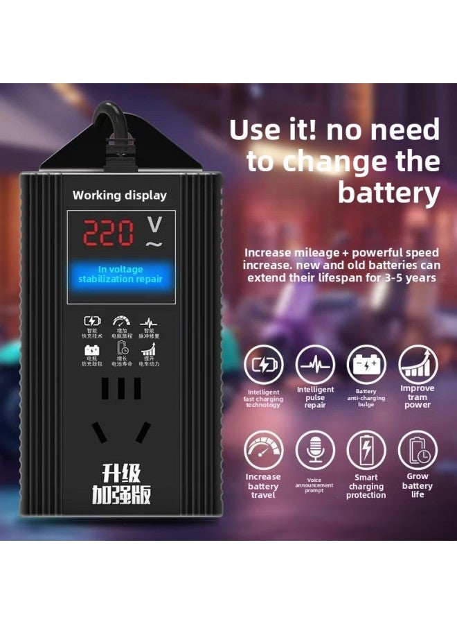 12.6V Lithium Battery Charger Direct Sales 12.6V2A/3A Constant Voltage Constant Current Turn Lamp Round Head 5.5 Line-Color:2023 Restorator