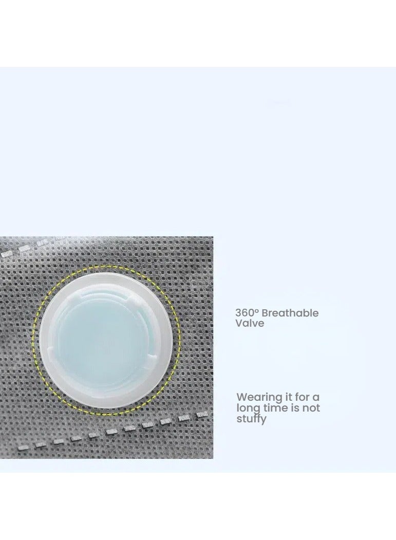 Activated Carbon Mask 50 Pieces Anti Smog - Image 2