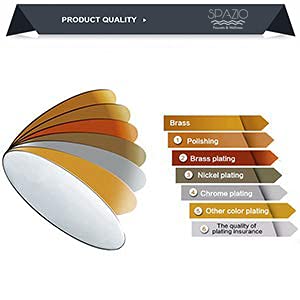 SPAZIO Brass Pulse Quarter Turn Angle ValveAngle Cock Stop Cock for HotCold Water with Brass Disc Wall Flange Chrome Finish Pack of 6 - Image 4