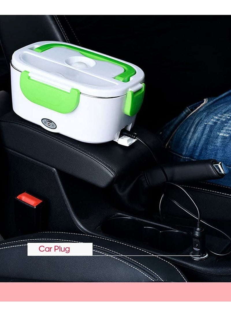 ELTRAZONE Multi-functional Electric Heating Lunch Box Portable Food Heater Food Warmer with Removable Container for Home Office Car Use  - Image 2