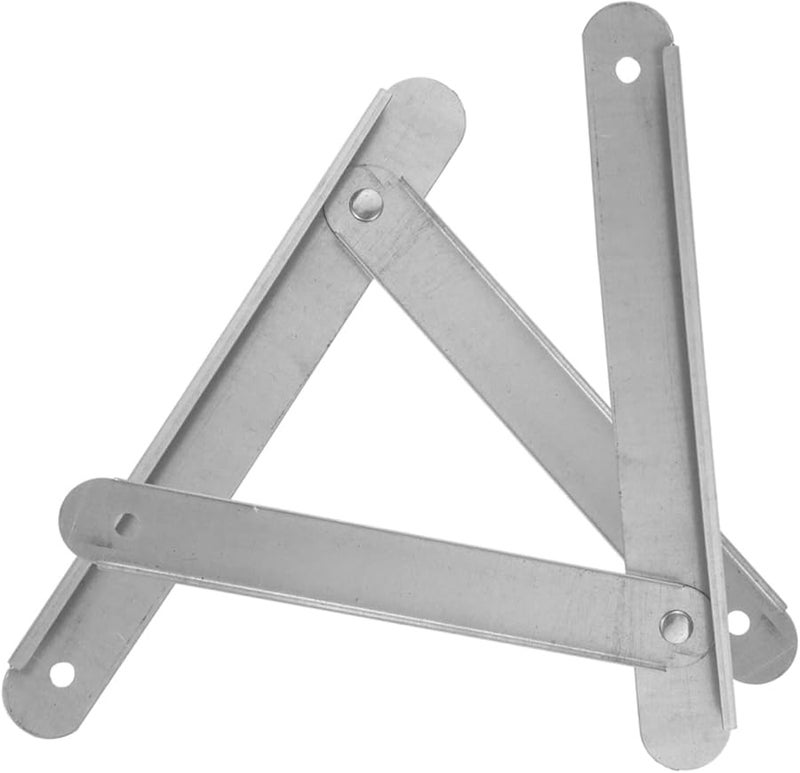 Black Coated Metal Folding Ladder Hinges Easy Installation For Attic Step Ladders - Image 1