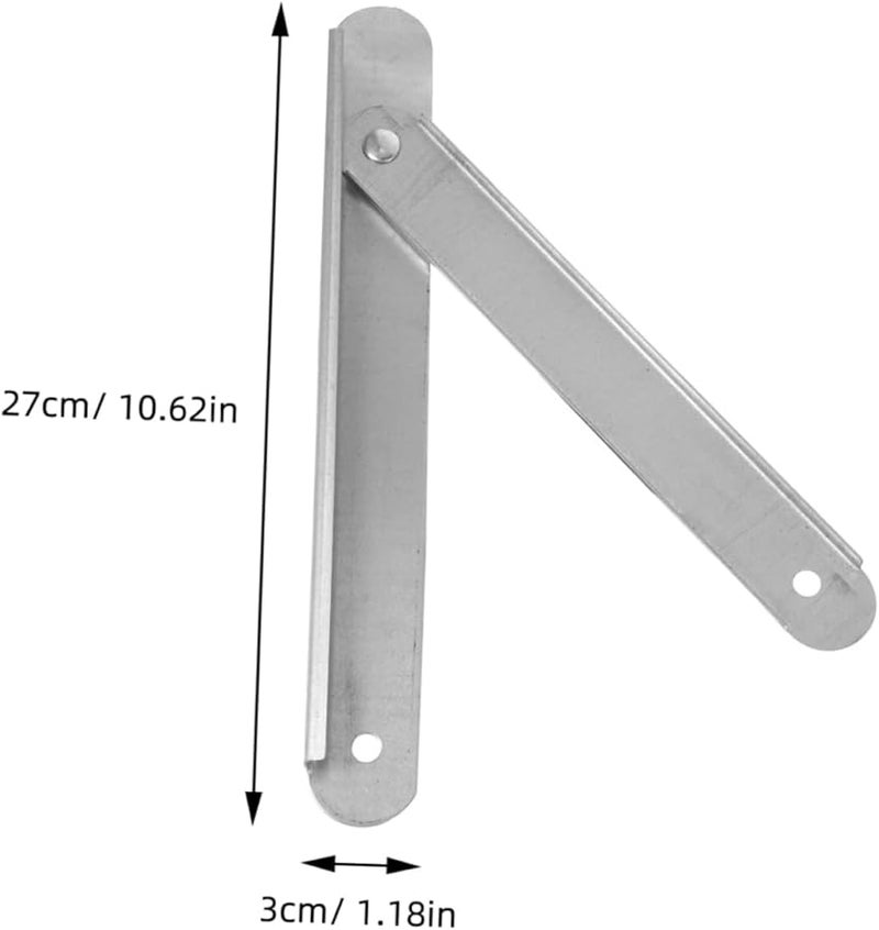 Black Coated Metal Folding Ladder Hinges Easy Installation For Attic Step Ladders - Image 3
