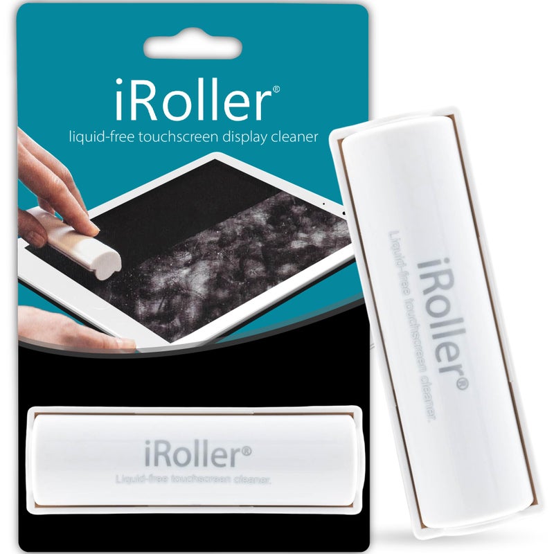 iRoller Screen Cleaner by iRoller - No Need for Spray or Wipes - Liquid Free iPad Screen Cleaner Roller Tool - Washable & Reusable - Phone Screen Cleaner Ideal for iPhone, Laptop, Computer Touchscreen - 3.5" - Image 1