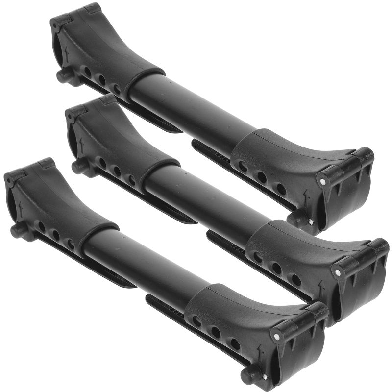 Toyvian Cart Connector Universal Stroller Car Stroller Car Acessories 3pcs Stroller Pushchair Connector Twin Stroller Connection Accessories Connector for Baby Stroller Aluminum Tube Black - Image 2