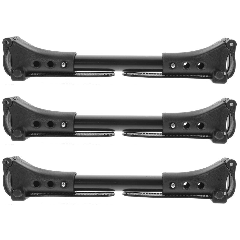 Toyvian Cart Connector Universal Stroller Car Stroller Car Acessories 3pcs Stroller Pushchair Connector Twin Stroller Connection Accessories Connector for Baby Stroller Aluminum Tube Black - Image 1