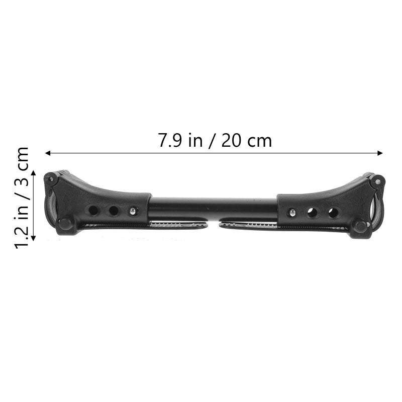 Toyvian Cart Connector Universal Stroller Car Stroller Car Acessories 3pcs Stroller Pushchair Connector Twin Stroller Connection Accessories Connector for Baby Stroller Aluminum Tube Black - Image 3