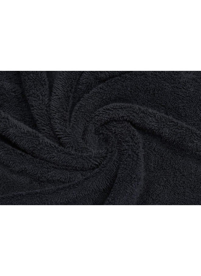Perfehair PERFEHAIR Black Salon Towels (2-Pack, 16 X 27 Inches)-Barber Hand Cotton Towel for Gym, Bath, Spa, Shaving, Shampoo  - Image 3