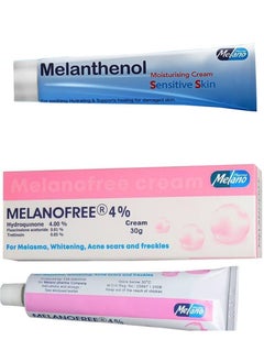 Melano Pharma Melanofree Cream 4% 30 g And Melanthenol Cream Sensitive Skin 30 g  - Image 1