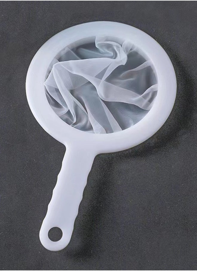 Sweet Life Nylon Fine Mesh Strainer, Plastic Sieve Fine Mesh with Handle, Nylon Mesh 200 400 Mesh  - Image 4