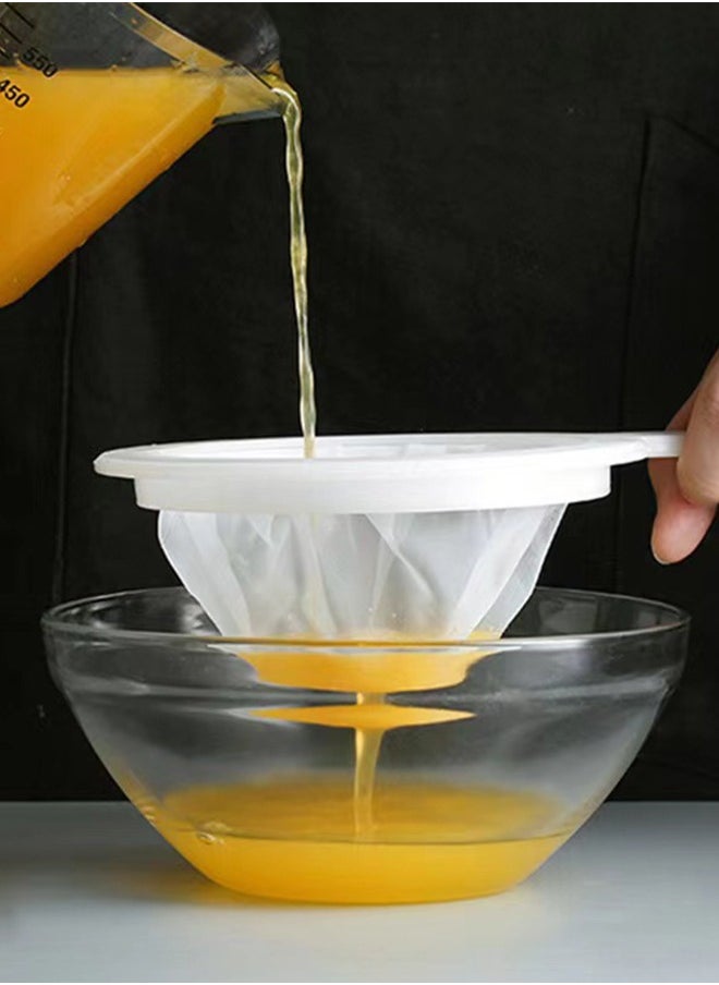 Sweet Life Nylon Fine Mesh Strainer, Plastic Sieve Fine Mesh with Handle, Nylon Mesh 200 400 Mesh  - Image 5