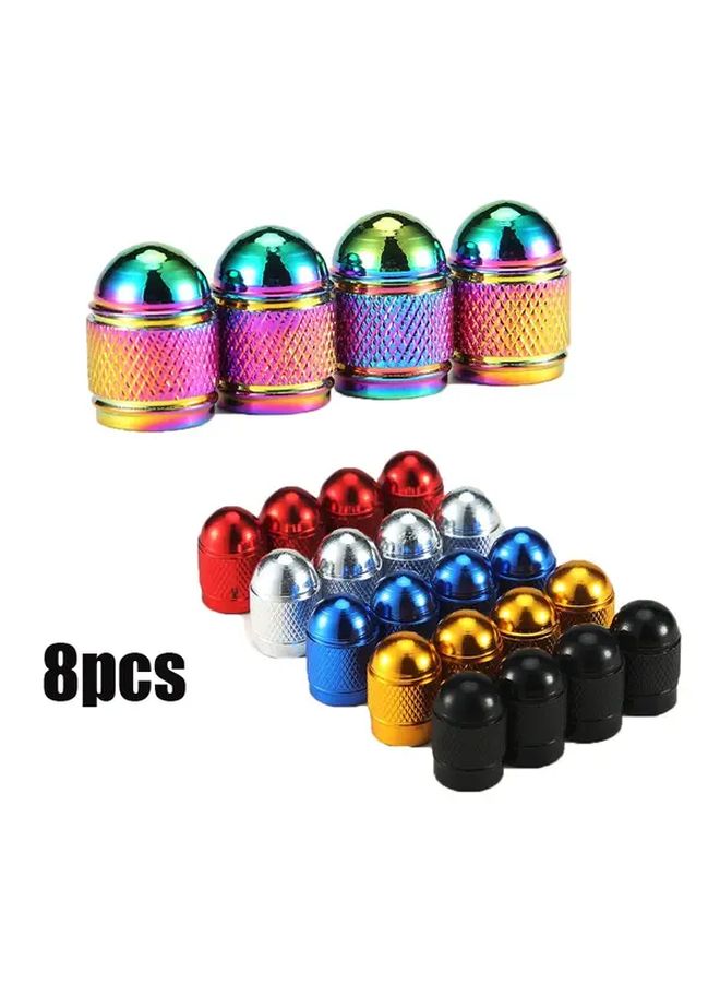 8 Green Car Motorcycle Tire Valve Stem Caps Dust Cover for Wheel Tire Valve Stems - Image 1
