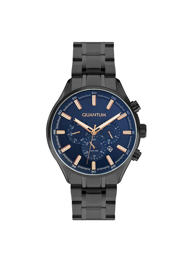 Quantum - Men's Chronograph Round Shape Metal Wrist Watch ADG958.090 - 46 mm - Image 1